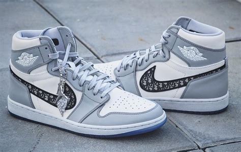 air jordan dior grey|Dior jordan 1 release date.